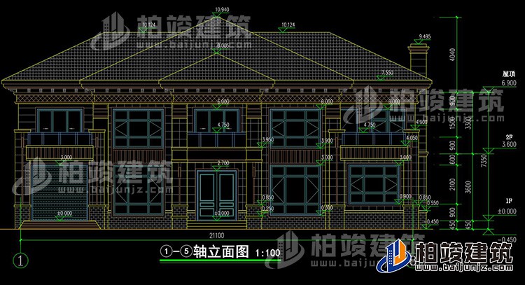 正立面图