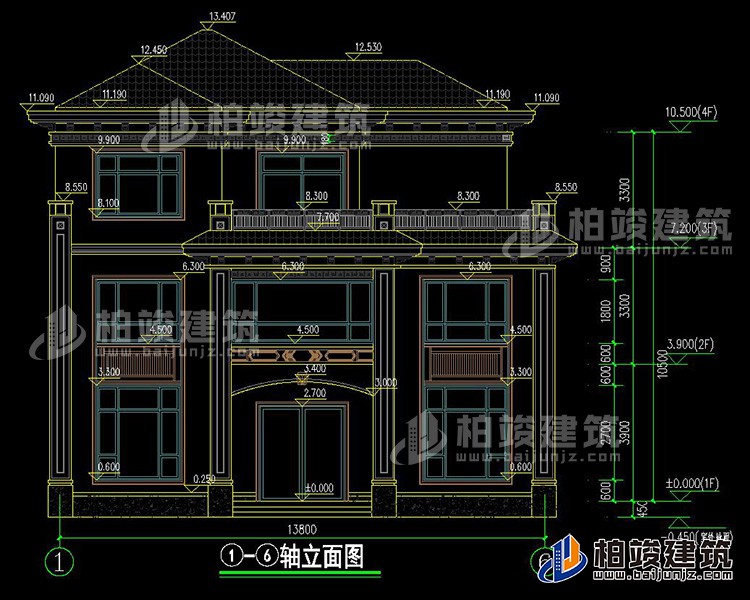 正立面图